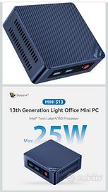 PC Beelink MINI-S13 Pro N150 16 GB RAM SSD 500 GB