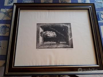 Antonio nunziante acquaforte