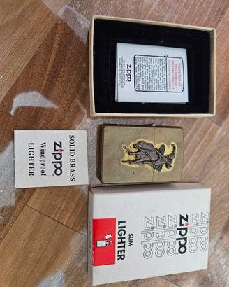 Zippo Marlboro Country  1994 Antique Brass NOS