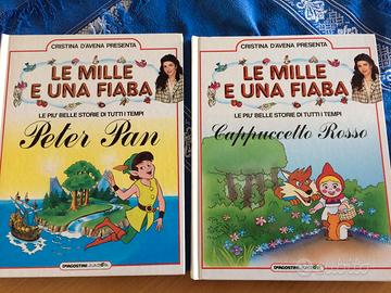 2 Libro Libri Peter Pan Cappuccetto Rosso