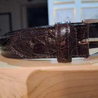 Cintura in coccodrillo 