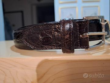 Cintura in coccodrillo 