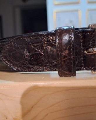 Cintura in coccodrillo 