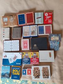 Carte da gioco vintage Italiane e straniere 