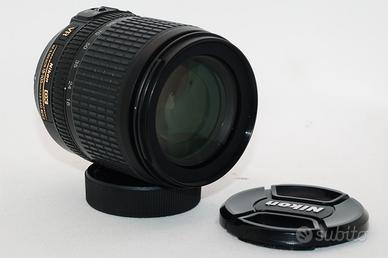 obiettivo Nikon zoom VR stabilizzato 18-105 f3.5 5