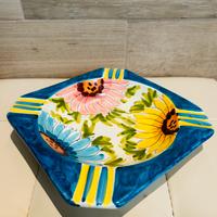 Posacenere in Ceramica - Fiori di Vietri -