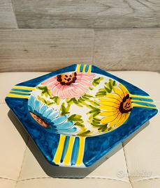 Posacenere in Ceramica - Fiori di Vietri -