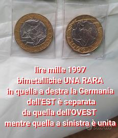 lotto 2 mille lire 1997 - una rara Germania separa