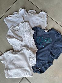 Set body neonato 6-9 mesi