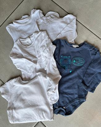 Set body neonato 6-9 mesi