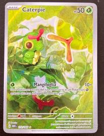 Pokémon 151 caterpie 172/165 appena sbustato