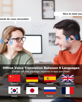 Auricolari TRADUTTORE SIMULTANEA 145 LINGUE