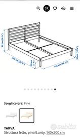 Letto matrimoniale ikea