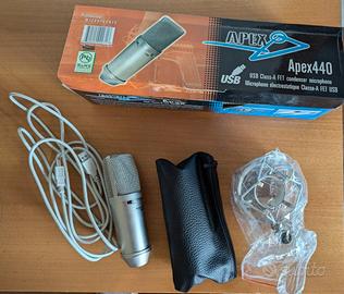 Microfono da Studio a condensatore Apex 440