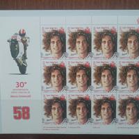 Francobolli-Foglietto Rep. San Marino-Simoncelli