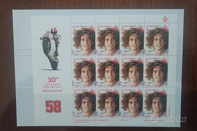 Francobolli-Foglietto Rep. San Marino-Simoncelli
