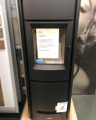 STUFA COMBINATA LEGNA-PELLET PIAZZETTA