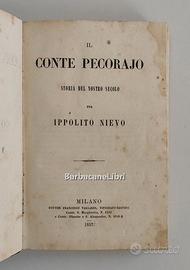 NIEVO, IL CONTE PECORAJO, 1857 - prima edizione