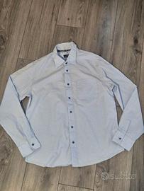Camicia da uomo Armani Jeans azzurra