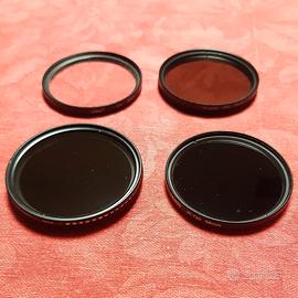 filtri fotografici CPL ,IR720nm, UV, ND 58mm