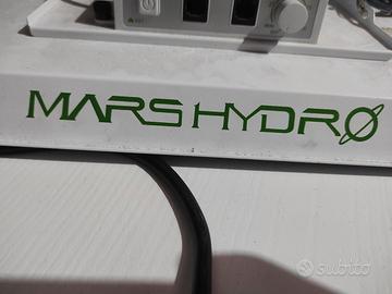 grow box con due lampade led dimmerabili da 150w