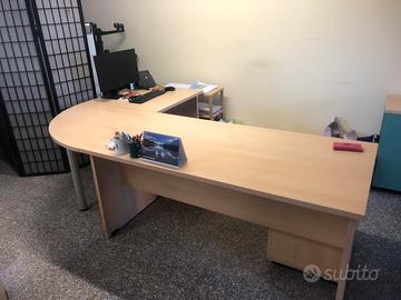 4 scrivanie robuste color acero