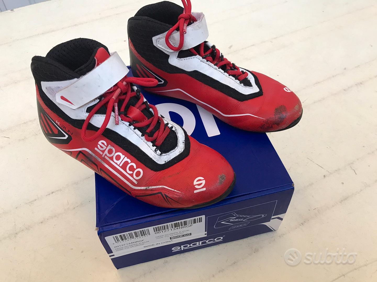 Sparco scarpe kart K-RUN rosse tg. 34 - Accessori Auto In vendita a Bologna