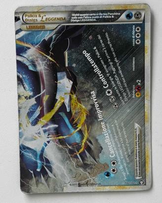 Carta Pokemon Palkia & Dialga Leggenda 102/102