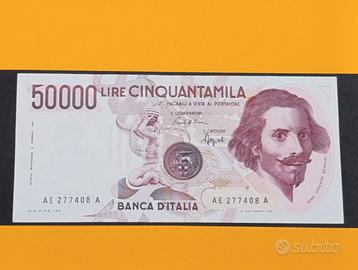50.000 Bernini 1 tipo serie E  Rara