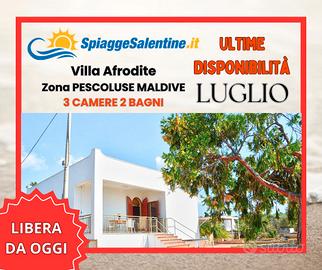 Villa zona Pescoluse 9POSTI 3camere MALDIVE