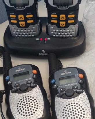 walkie talkie ricetrasmittenti Brondi FX 200 FX 10
