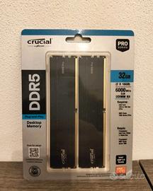 Crucial Pro RAM DDR5 32GB Kit (2x16GB) 6000MHz