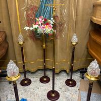 Set candelabri funebri