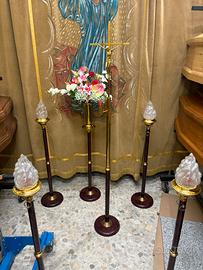 Set candelabri funebri