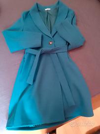 cappotto colore ottanio tg M 