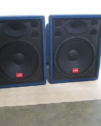 Coppia LEM AV15 A diffusori amplificati 300W RMS