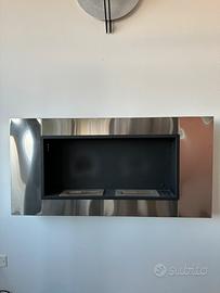 Camino Bioetanolo da Parete con 2 bruciatori 3lt