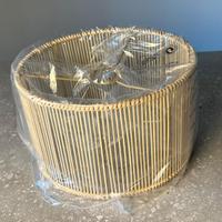 Lampadario da soffitto in rattan