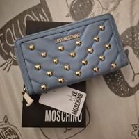 Portafoglio Love Moschino Azzurro - NUOVO