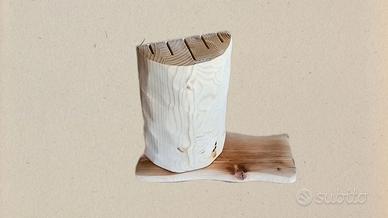 Porta coltelli in legno fatti a mano