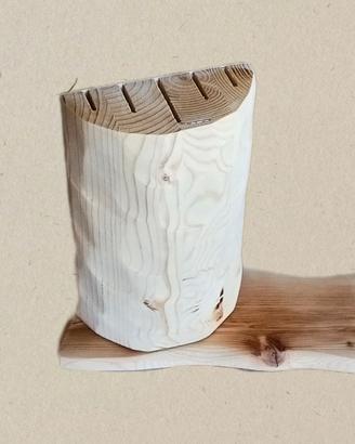 Porta coltelli in legno fatti a mano