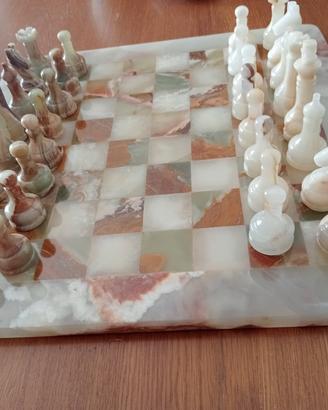 scacchiera onice