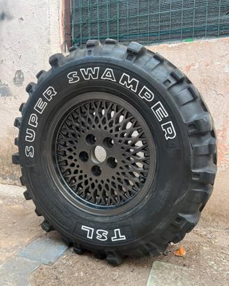 Cerchio + gomma di scorta 31" jeep