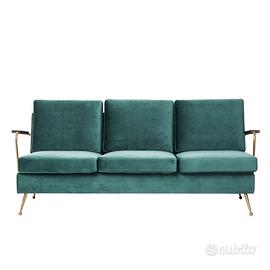 Divano Kare Design Gamble 3 posti in velluto