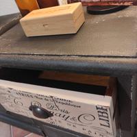 Coppia di comodini in legno – stile industrial