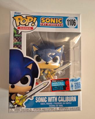 Funko pop Sonic with Caliburn limited edition 