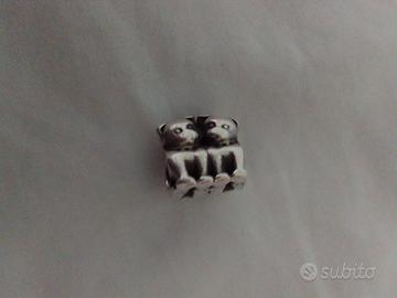 tartaruga e gattini charm pandora 