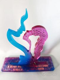 statua Lui& Lei in resina con frase biblica