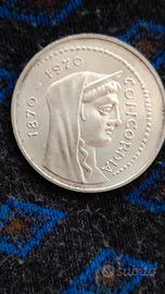 1000 LIRE argento 835 del 1970 Roma capitale