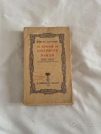 Libro antico "Le Memorie di Josephine Baker" 1928